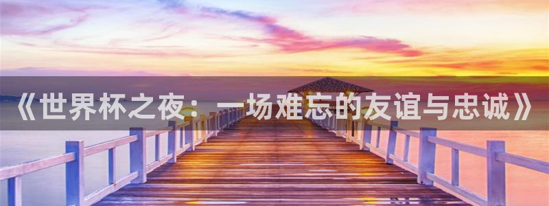 世界杯 直播:《世界杯之夜:一场难忘的友谊与忠诚》